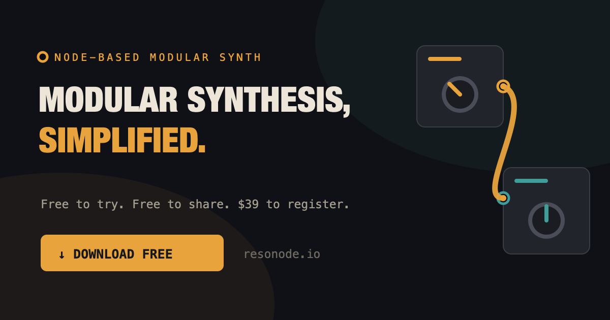 Resonode social banner